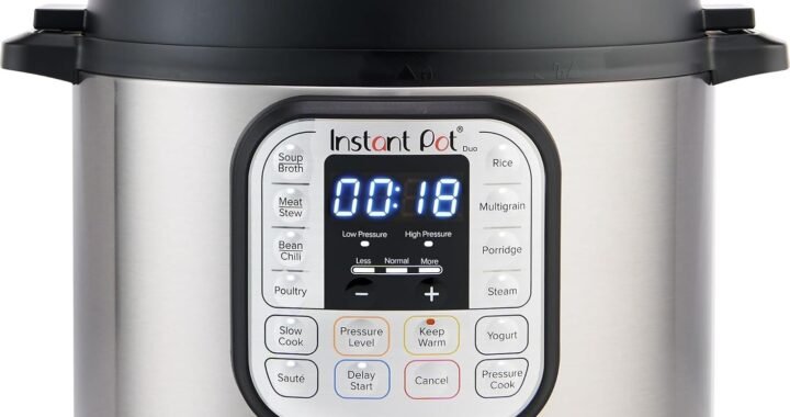 Instant Pot Duo 6 Qt 7-in-1 Electric Pressure Cooker, Stainless Steel