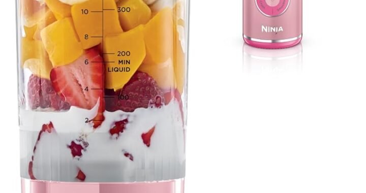 Ninja Blast Max Portable Blender, Twist & Go, 22oz, Pink, BC251PK1