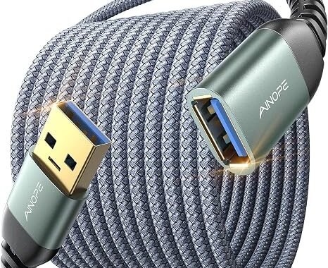 AINOPE USB 3.0 Extension Cable (10FT)